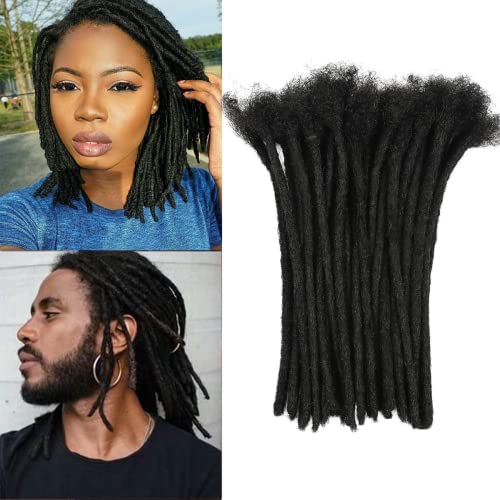 Handmade Local Human Hair Dreadlock Extensions - Various Sizes for Effortless Styling