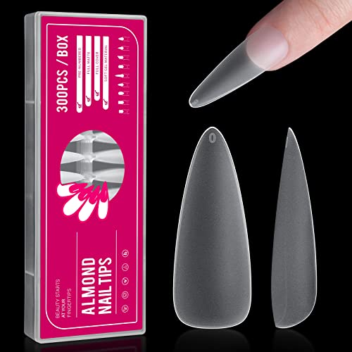 Long Almond Acrylic Nails