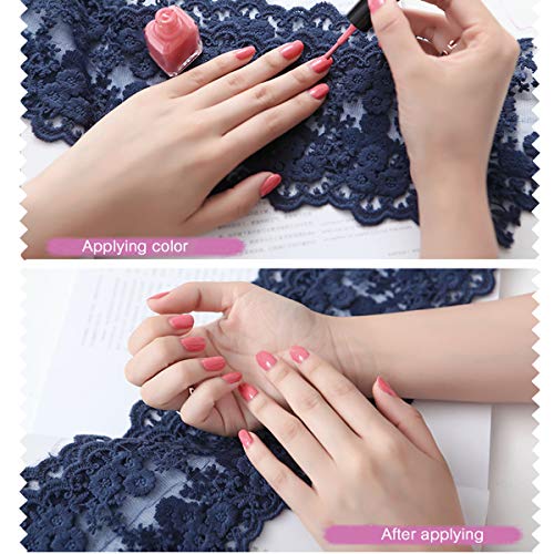 Luxurious black diamond-infused nail polish. - Image 5