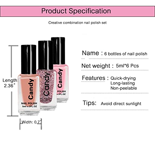 Luxurious black diamond-infused nail polish. - Image 3