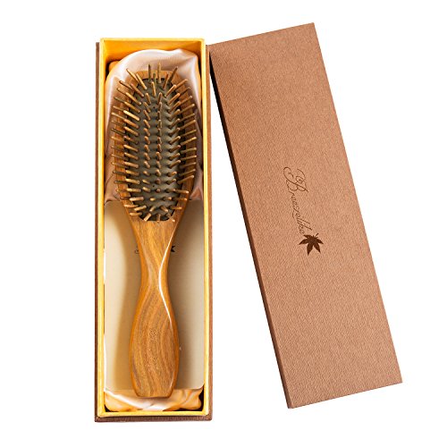 Luxury Rosewood Hair Brush for Stylish Grooming and Smooth Hair Care