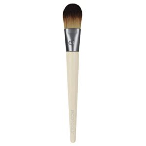 Flawless Application Mac 196 Foundation Brush Soft Synthetic Bristles