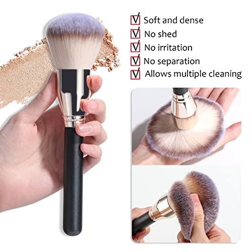 Luxury Mac Foundation Brush Set 5 Piece for Flawless Makeup Application - Image 4