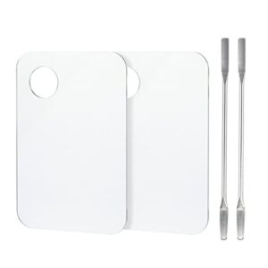 Durable Mac Foundation Mixing Palette Tool for Effortless Liquid Makeup Blending