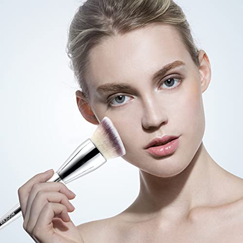 Mac Oval 6 Foundation Brush for Smooth, Flawless Application with Soft Synthetic Bristles - Image 6