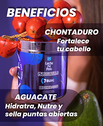 Nourishing 8 oz Hair Mask with Macadamia, Coconut, Honey, Avocado, Aloe Vera - Image 6