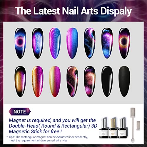 15ml Magnetic Cat Eye Gel Nail Polish for Stunning DIY Nail Art Effects - Image 5
