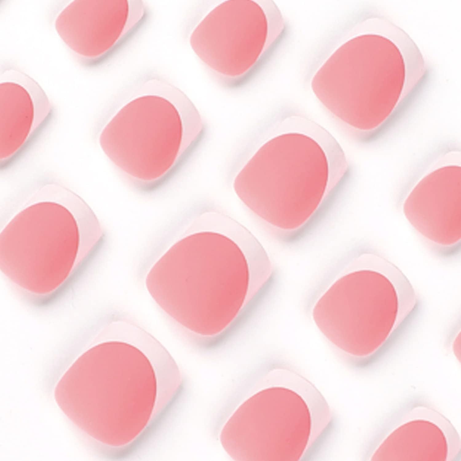 Matte Pink Acrylic Nails - Image 3