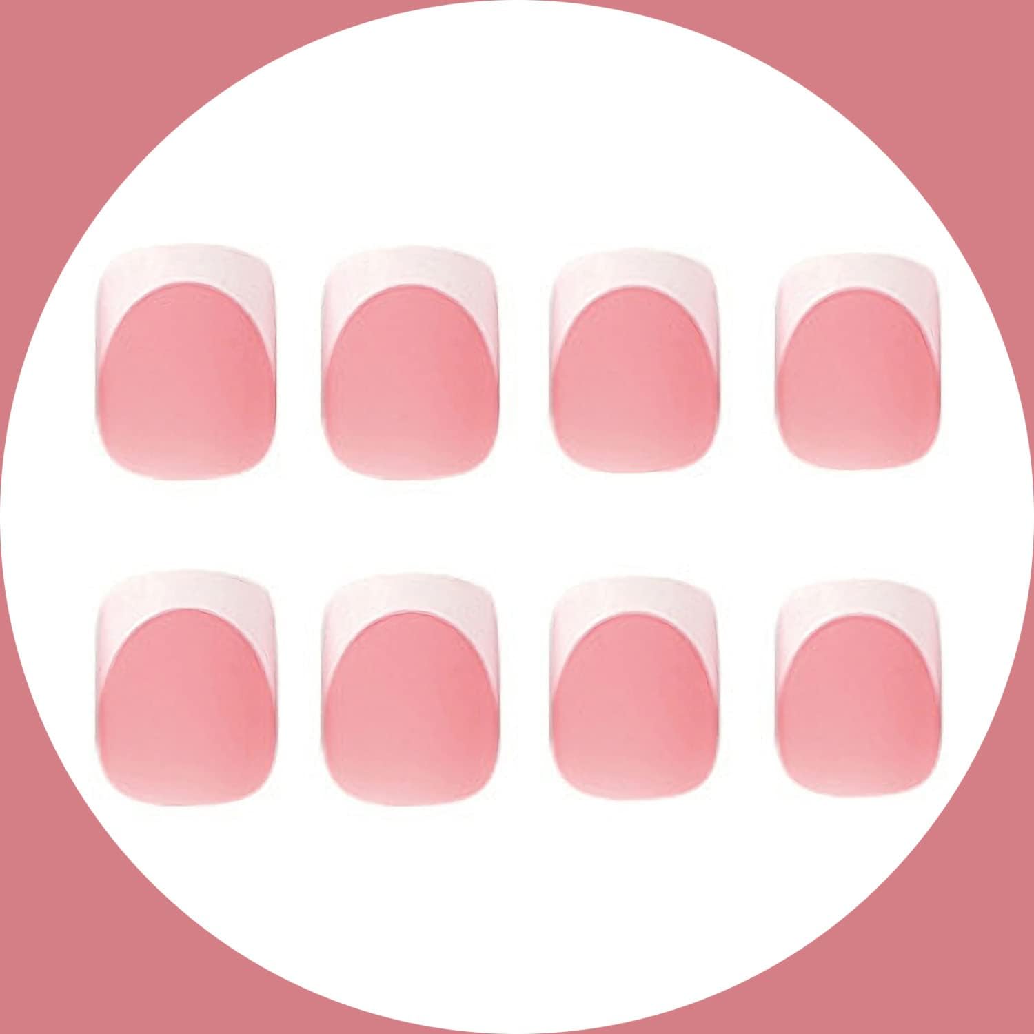 Matte Pink Acrylic Nails - Image 6