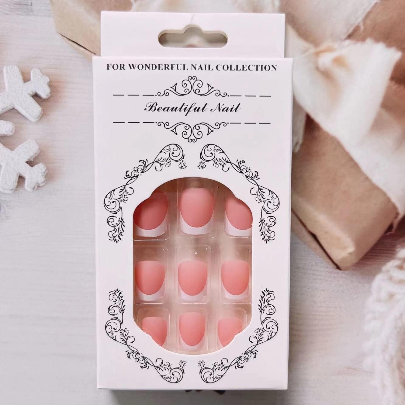 Matte Pink Acrylic Nails - Image 7