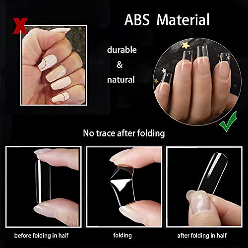 Medium Square Acrylic Nails - Durable and Stylish Nail Extensions for Perfect Manicure - Image 3