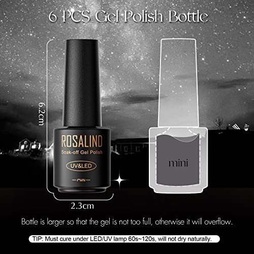 Classic Elegance: 6 Color Mono-chrome Nail Polish Set for Timeless Style - Image 9