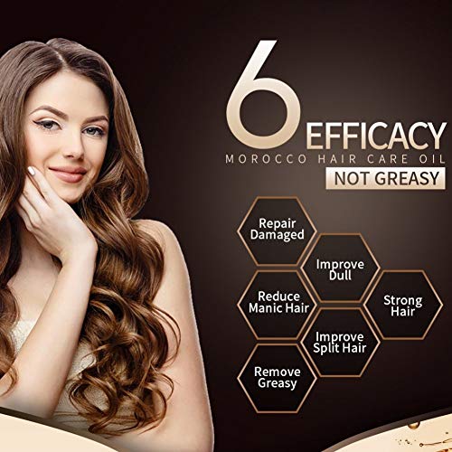 Moroccan Argan Oil Repairing Shine Hair Oil - Image 2
