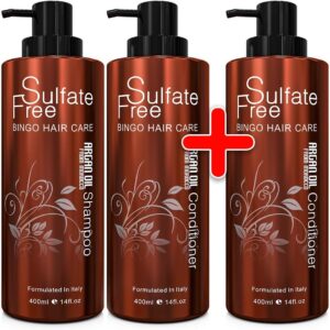 Nourishing Sulfate-Free Argan Oil Shampoo 16 oz for Hydrating Hair