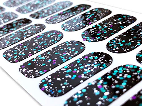 Nail polish application with tape for clean edges. - Image 2