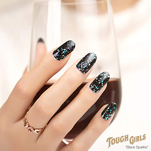 Nail polish application with tape for clean edges. - Image 4