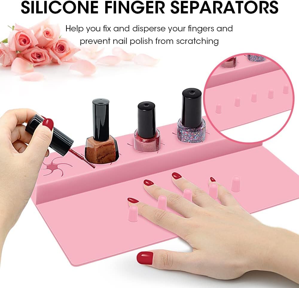 Adjustable Nail Polish Holder Stand for Effortless Application and Secure Grip - Image 5
