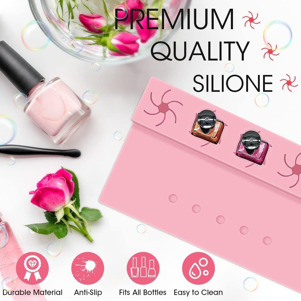 Adjustable Nail Polish Holder Stand for Effortless Application and Secure Grip - Image 3