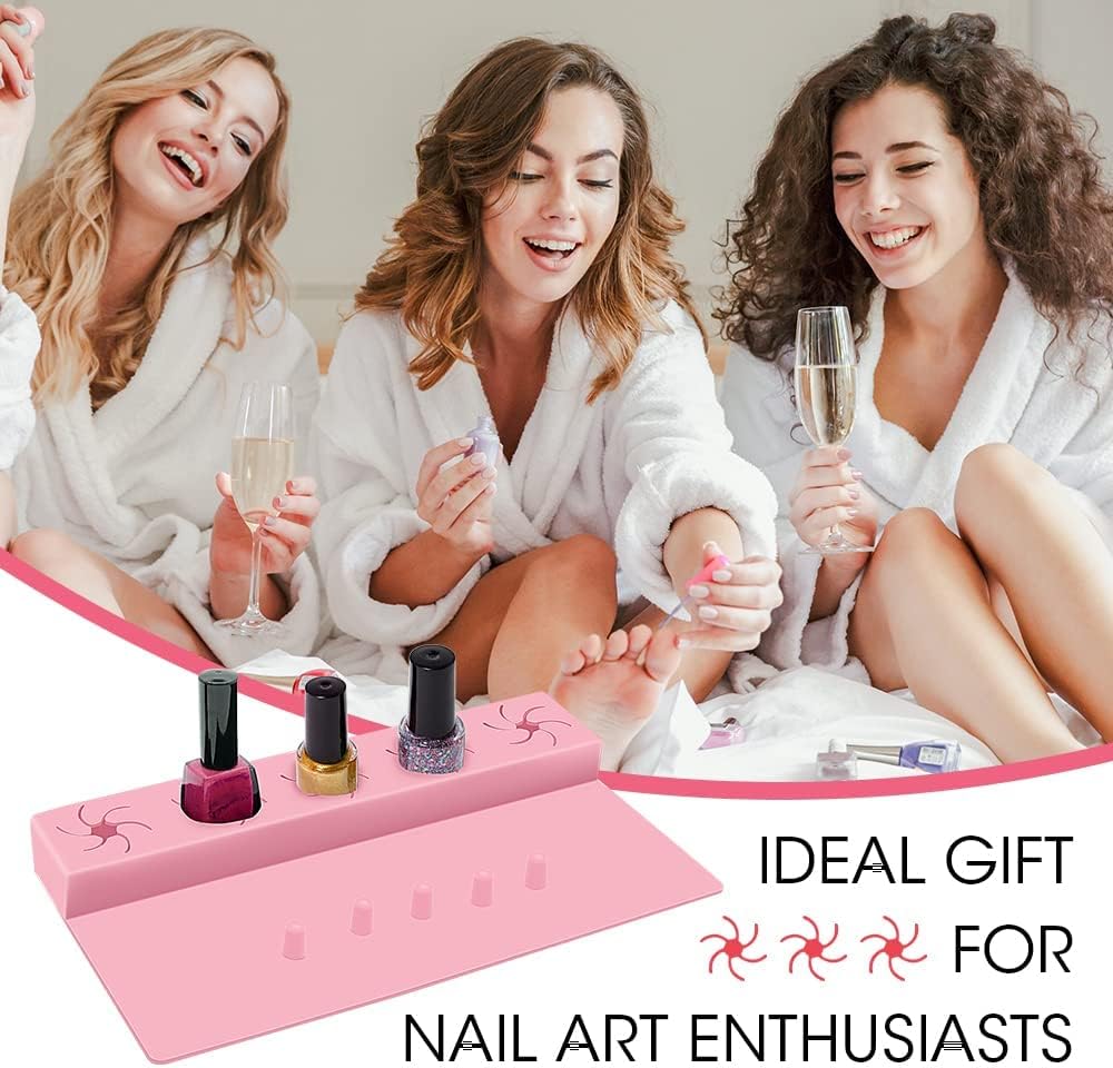 Adjustable Nail Polish Holder Stand for Effortless Application and Secure Grip - Image 7