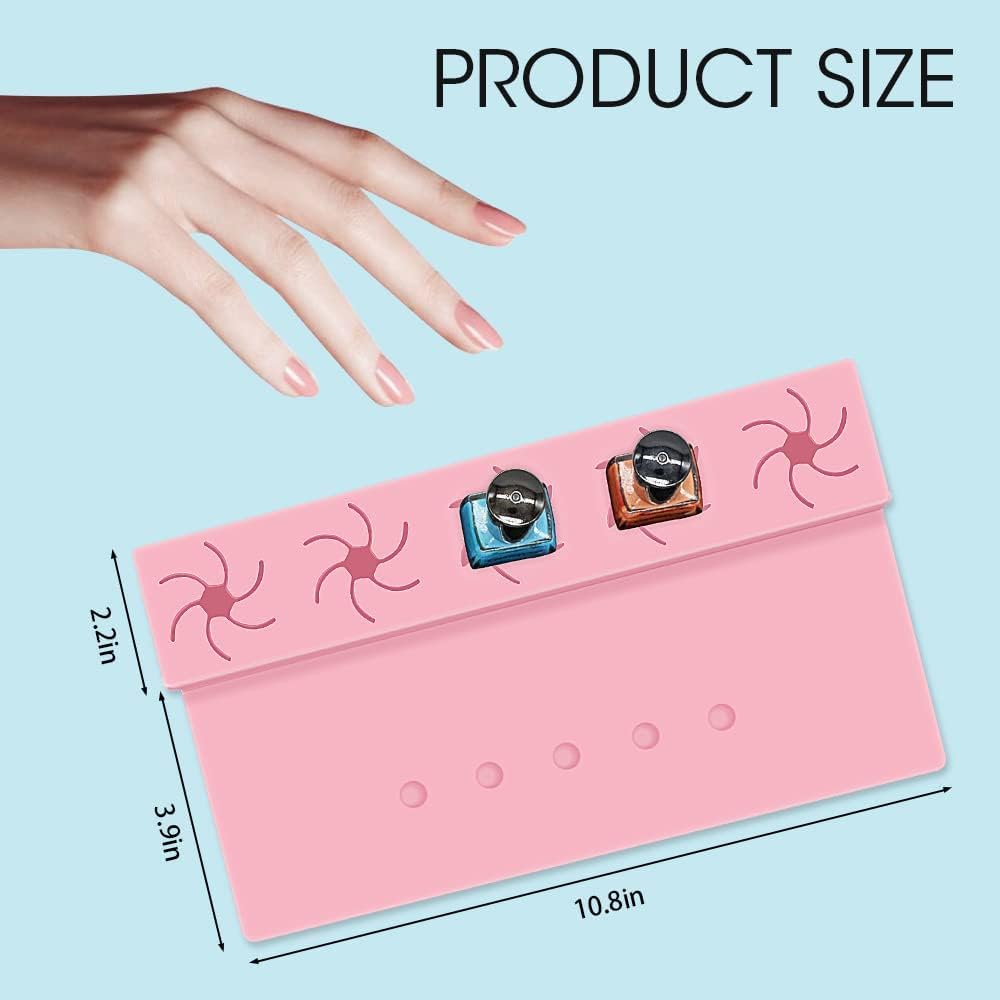 Adjustable Nail Polish Holder Stand for Effortless Application and Secure Grip - Image 2