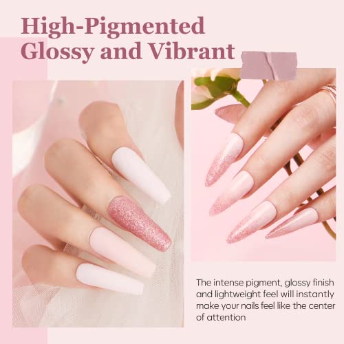 10 Color Nail Polish Kit for Perfect Fingernails with Easy Application Tools - Image 2