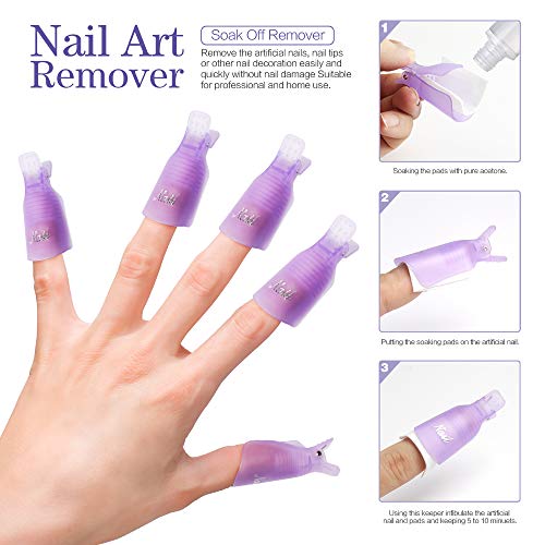 Reusable Cotton Pad Nail Polish Remover Kit for Effortless and Speedy Application - Image 2