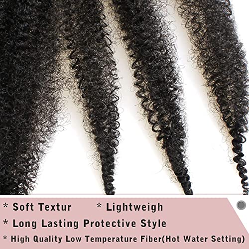 10-30 Inch Natural Afro Human Hair Weave Bundles 100% Remy Condition - Image 3