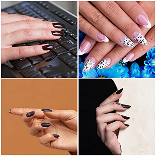 ?Natural Almond Acrylic Nails? - Image 2