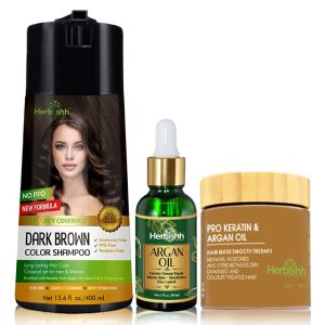 100ml Natural Argan Oil Hair Restoration Serum Reverses Grey and Restores Shine