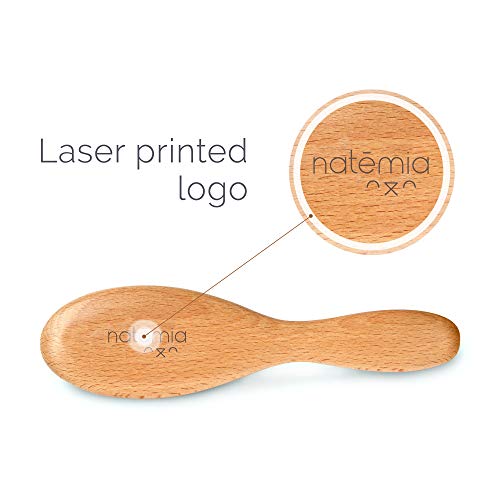 Gentle Natural Baby Hair Brush with Soft Bristles and Ergonomic Handle for Newborns - Image 5