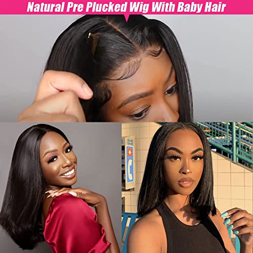 Natural Black Human Hair Wig for Women, 20-Inch Length, Soft and Stylish - Image 4