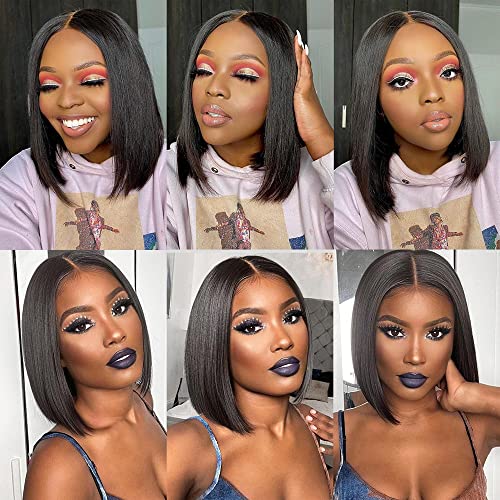 Natural Black Human Hair Wig for Women, 20-Inch Length, Soft and Stylish - Image 9