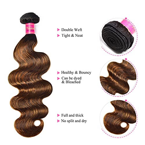 Natural Brown Shades 18 Inch 100% Remy Human Hair Extensions - Image 5