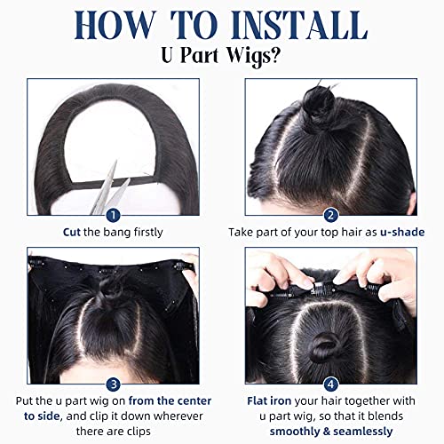 Natural Look Half Wig with Human Hair Blend, Comfortable Wear, Easy Styling, Medium Size - Image 6