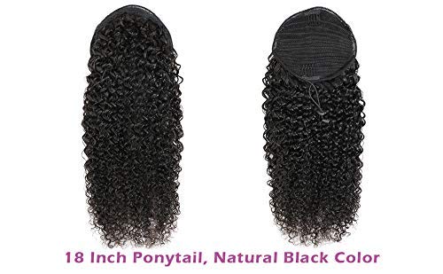 18 Inch Natural Human Hair Drawstring Ponytail for Effortless Styling - Image 2