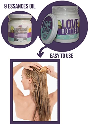 Nourishing Almond Butter Hair Mask for Healthy, Moisturized Hair 8 oz Size - Image 5
