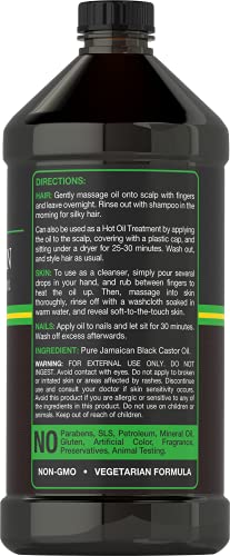 Nourishing Black Castor Oil for Healthy Nails - 4 oz Bottle, New - Image 2