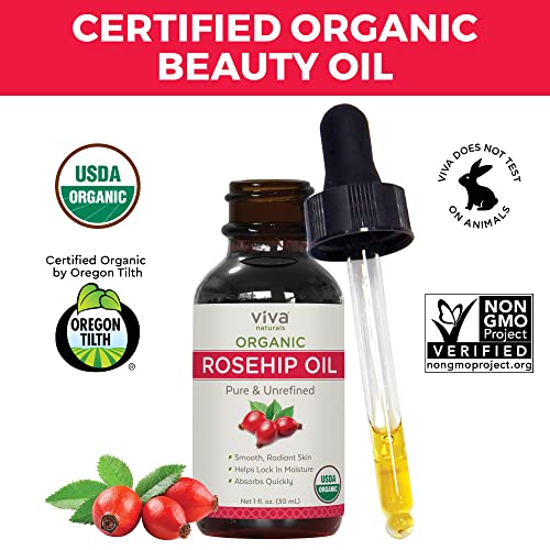 Nourishing Rosehip Oil Hair Serum for Healthy Shine, 2 oz, All Hair Types - Image 5