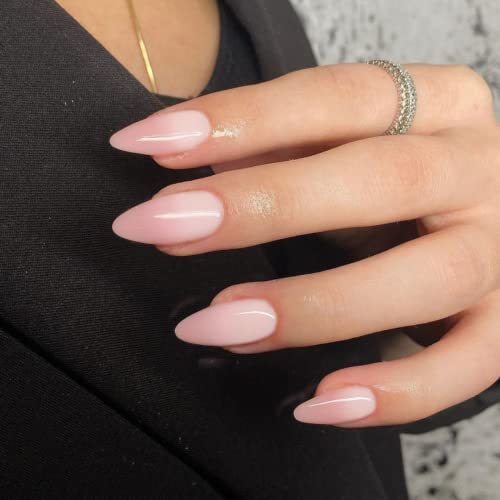 Ombre Almond Shaped Acrylic Nails Kit - 24 Piece Set - Image 2