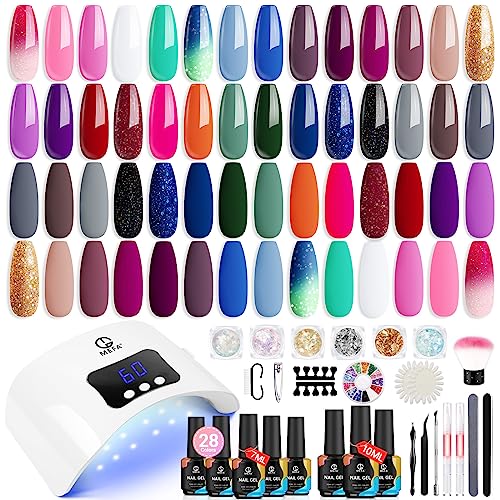 Opi Gel Nail Starter Kit with UV Lamp and 6 Gel Colors for Beginners