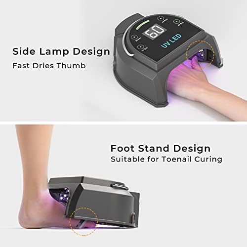 OPI Pro LED 36W Gel Nail Curing Lamp Dryer, White - Image 6