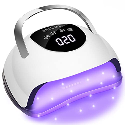 Opi 24W LED Nail Lamp for Gel Polish, Fast Drying, Compact White Design