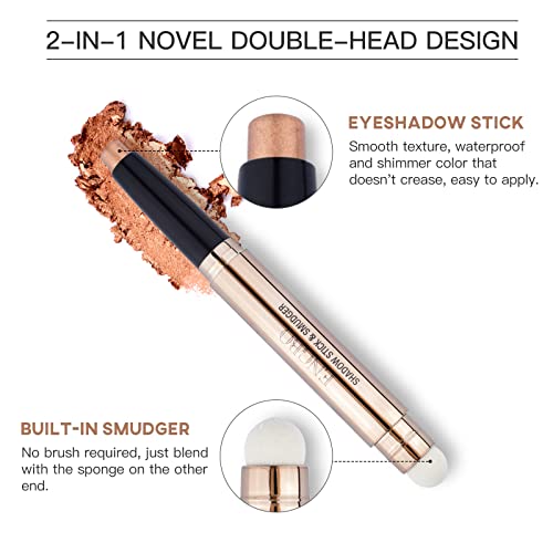 Orange and red eyeshadow look tutorial. - Image 3