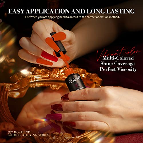 Creative Orange Nail Art Design Set with 10 Nail Stickers and Tools - Image 5