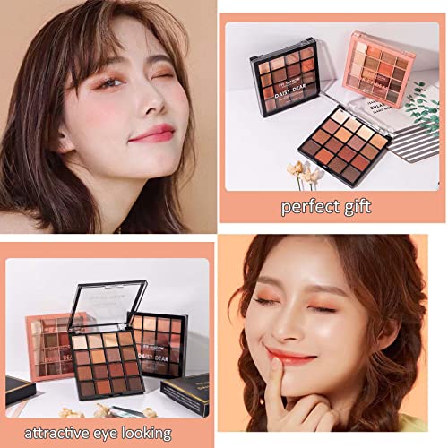 Orange red eyeshadow look tutorial. - Image 7