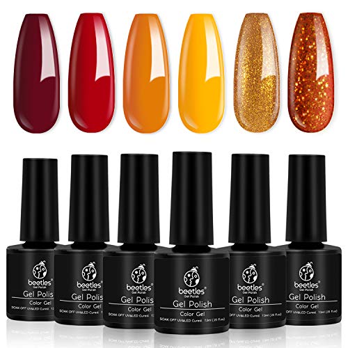 ?Orange Red Gel Polish? - Image 8