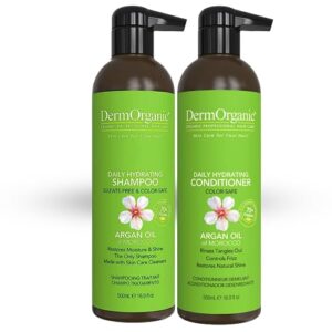 Nourishing Organic Argan Oil Shampoo for Hair Care, Sulfate-Free Formula, 16 oz Bottle