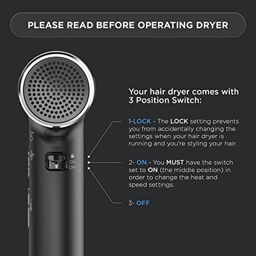 Oxygen-Infused Blow Dryer for Active Haircare with Lightweight Design and Fast Drying Features - Image 5