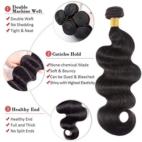 100% Natural Human Hair Cuticle Patterns for Extensions and Wigs - Image 3