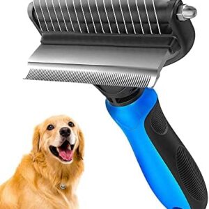 Grooming Pet Hair Brush for Effortless De-shedding and Tangle-Free Coats, Medium Size